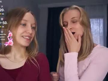 tobicovitt — GOAL: Unbutton Lilly orange shirt <3 [55 tokens remaining] Hello! We are Mary and Lilly! Let's shine with us! #new #couple #18 #shy #blonde