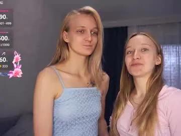 tobicovitt — GOAL: Make our kisses deeper <3 [55 tokens remaining] Hello! We are Mary and Lilly! Let's shine with us! #new #couple #18 #shy #blonde