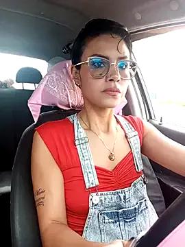 BellaHaddid — show boobs and spit