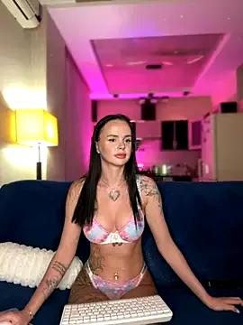 DinaTasty — JUMPING ON A BIG DILDO