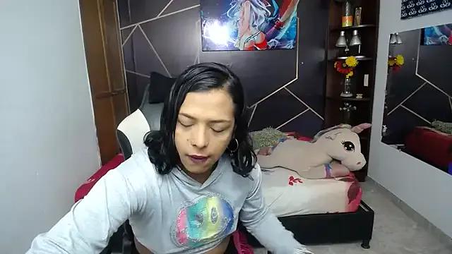 EmilyTsSweet — hey love help me make cum on titis