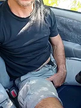 GreekGuyOutdoors — Cum on  my naked hairy body