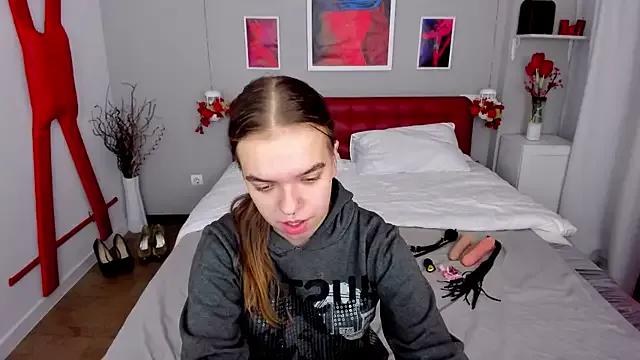 KatrinPearlss — Play with dildo on one track