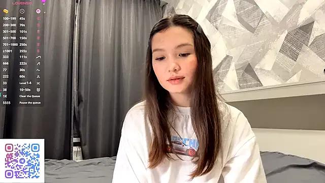 KiraVelvet — eye contact + lick finger!