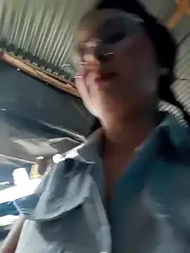 Lily-o — Naked outside the house