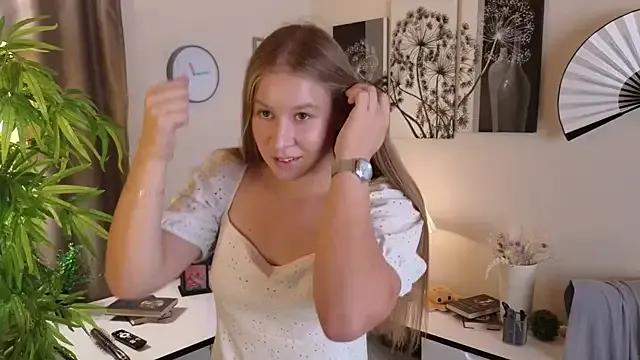 Mary_Davidson — Lick finger + Eye contact
