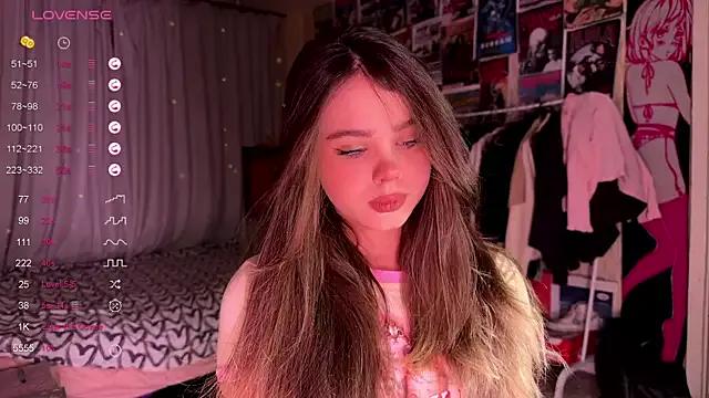 StripChat PinkiRay is Freechat PinkiRay β remove dress & show charms
