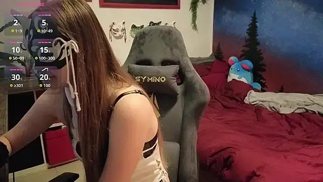 StripChat ScarletKitsunya is Freechat ScarletKitsunya — Take of Dress