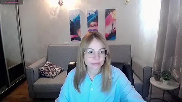 shy_hot_cat — play with hair