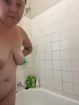 spankmykittyhehe — Big purple dildo in my tight pussy 