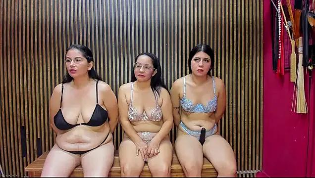 VantablackBDSMShow_ — Elastic bands on the feetx20